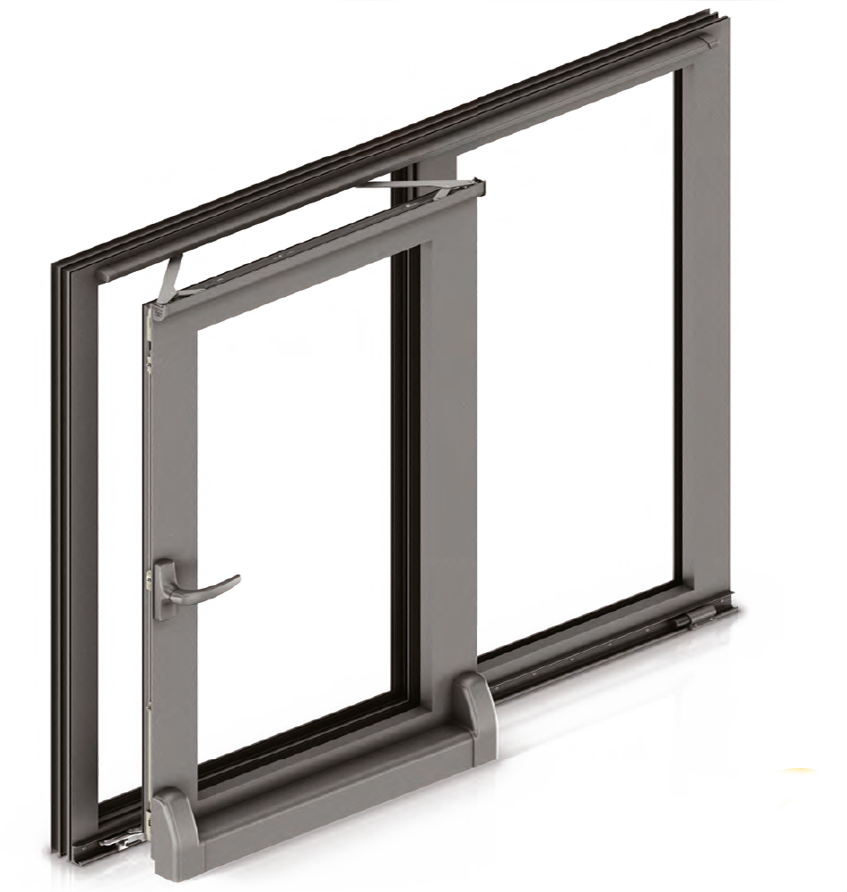 алюминиевые раздвижные окна